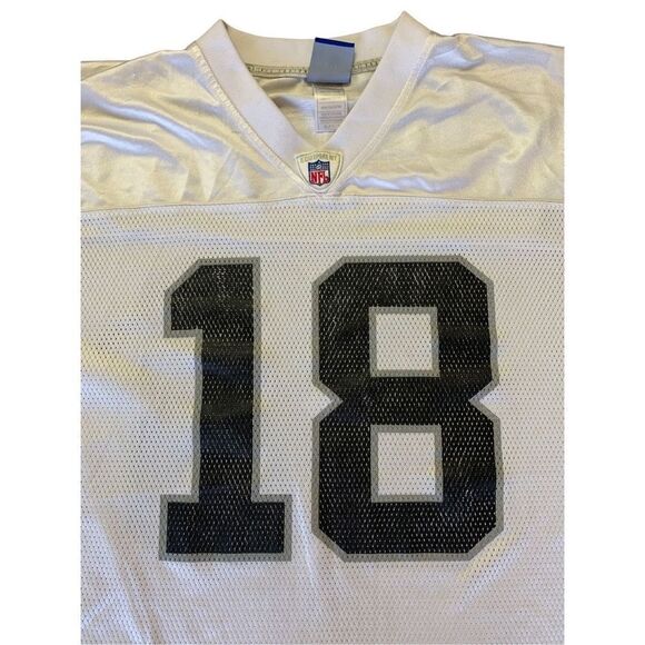 Reebok NFL Randy Moss 18 Raiders Jersey XL Football - Picture 6 of 9